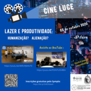Oportunidade de ATVs: Projeto CINE LUCE out/2020 cin
